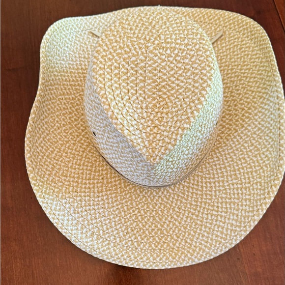 ERIC JAVITS white mix western style hat. Never worn. - Picture 7 of 10